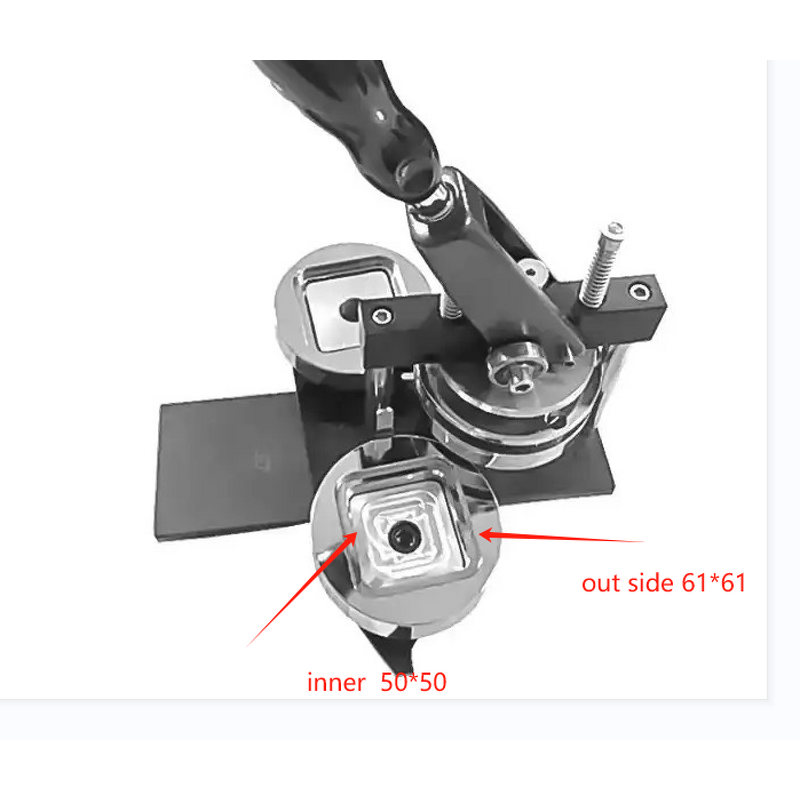 Badge Making Machine Manufacturer - OEM/ODM Square 5050mm with PVC Cutter Kit