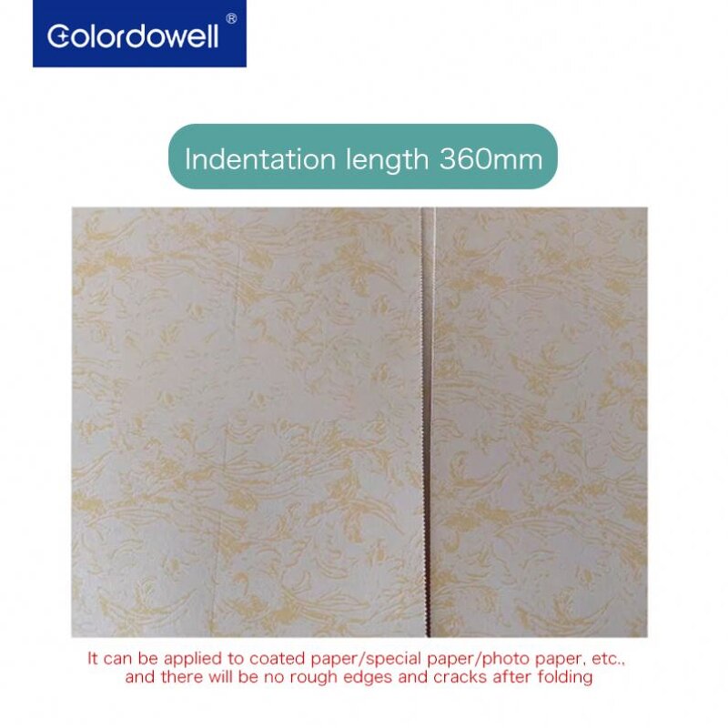 Paper Creasing Machine Manufacturer - OEM/ODM WD-12C 360mm Dotted Line Manual A4 Creaser