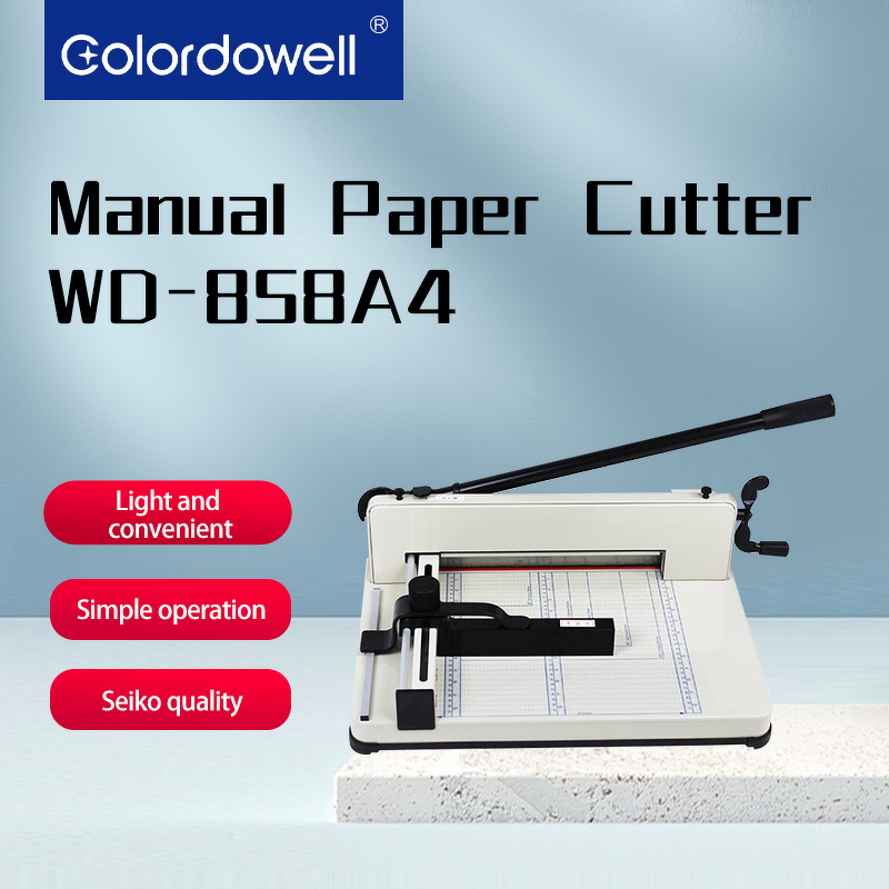 Paper Cutter Manufacturer - OEM/ODM WD-858A4 Heavy-Duty Manual A4 Slitting Machine