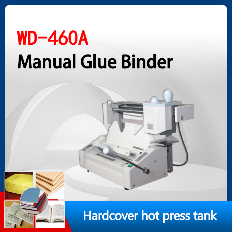 Book Binding Machine Manufacturer - OEM/ODM WD-460A Desktop EVA Hot Glue Hardcover Binder