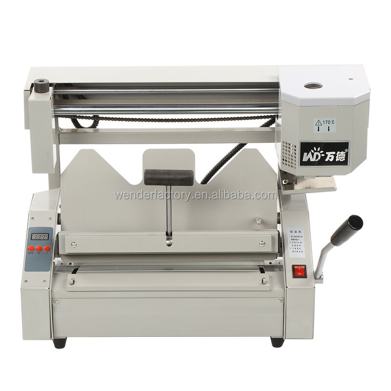 Glue Binding Machine Manufacturer - OEM/ODM WD-30 Desktop A4 Manual Electric Perfect Binder