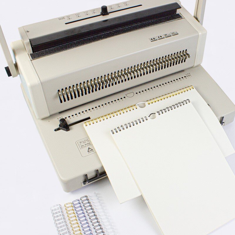 Spiral Wire Binding Machine Manufacturer - OEM/ODM F4 Size Heavy Duty 40 Holes Desk Binder