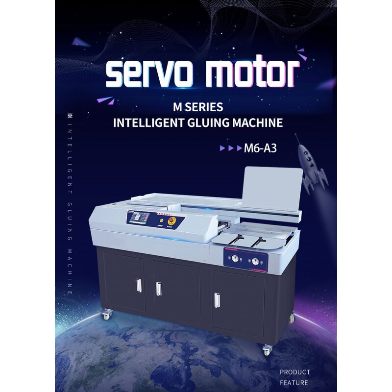 Book Binding Machine Manufacturer - OEM/ODM M6 High Efficiency Commercial Hot Melt Binder