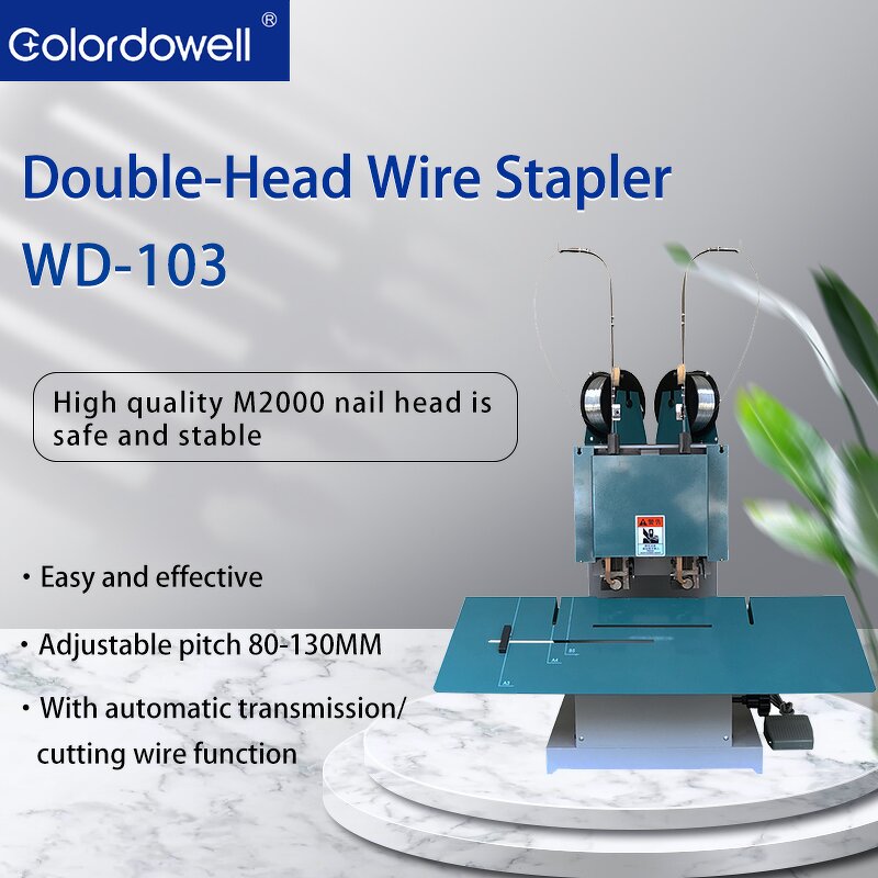 Book Binding Machine Manufacturer - OEM/ODM WD-1810C+ Digital Control Semi-Automatic Binder