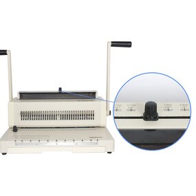 Spiral Wire Binding Machine Manufacturer - OEM/ODM F4 Size Heavy Duty 40 Holes Desk Binder