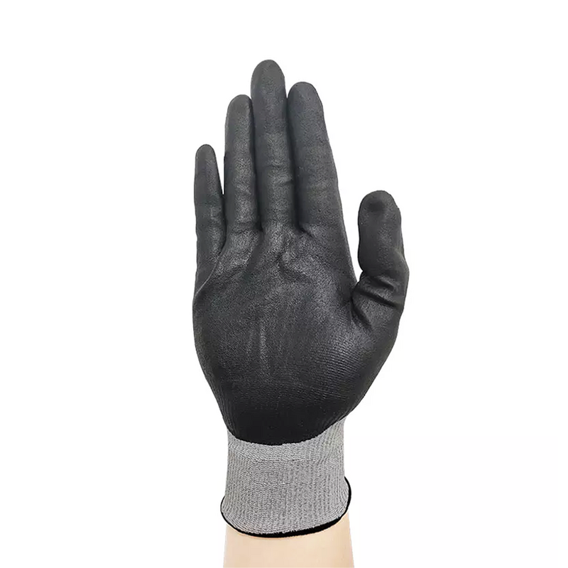 Cut Resistant Gloves Manufacturer - 18G Seamless Knitted Breathable Oil Grip