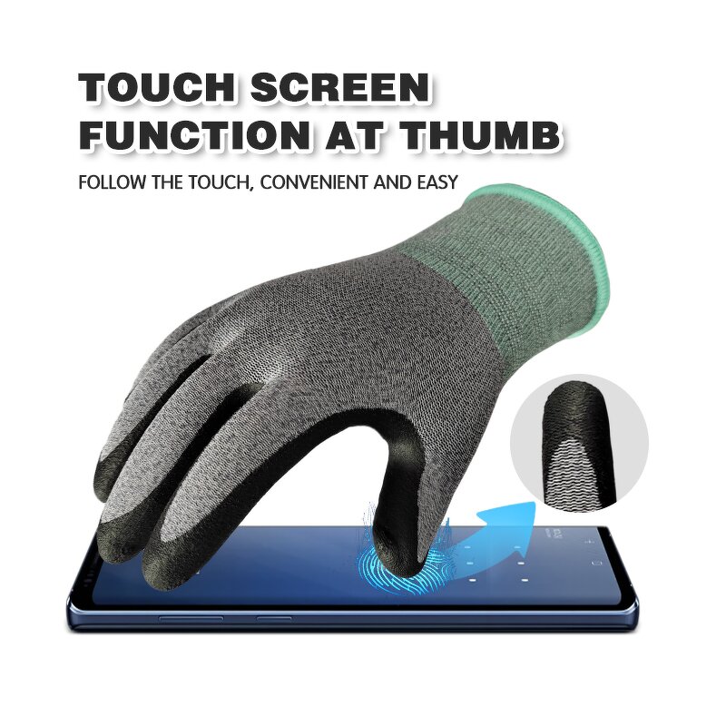 Protective Gloves Factory - Coated Nitrile Foam Touchable Anti Static