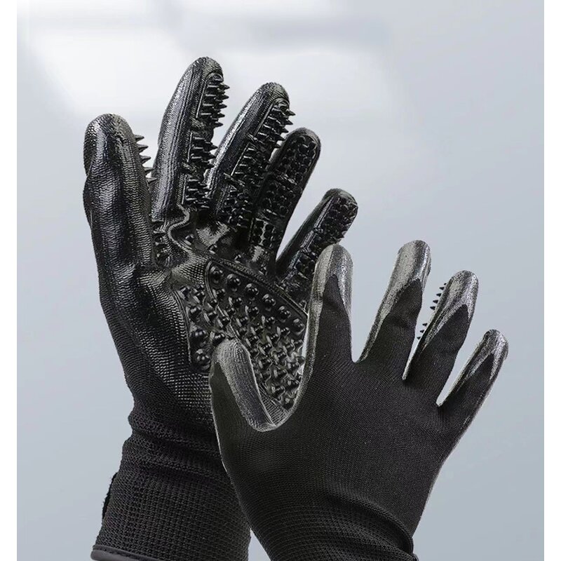 Pet Hair Remover Mitts Factory - Gentle Deshedding Bathing Massaging