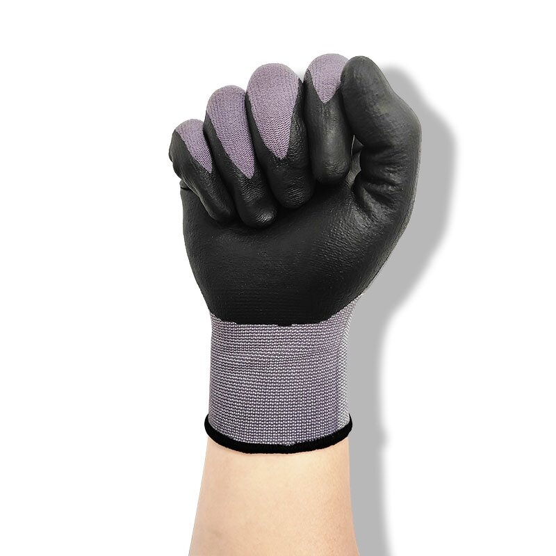 Protective Gloves Supplier - 15G Nylon Foam Nitrile Coated Anti-Slip