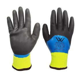 Winter Safety Gloves Supplier - Water-Resistant Latex Anti-Slip Outdoor