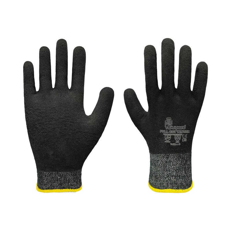 Winter Work Gloves Supplier - Acrylic Liner Latex Coated Double Dipped