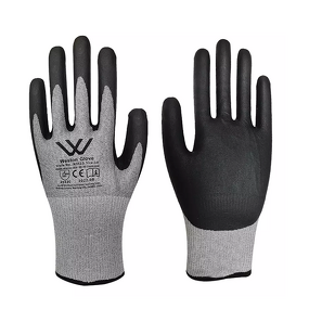 Cut Resistant Gloves Manufacturer - 18G Seamless Knitted Breathable Oil Grip