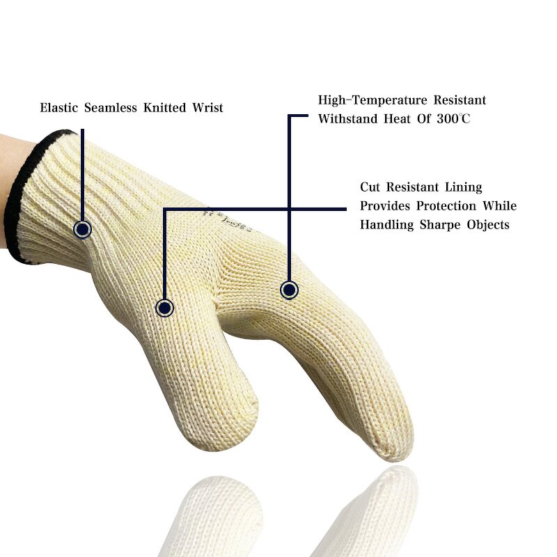 Fire Resistant Gloves Manufacturer - 100% Aramid Kevlar Heat Proof