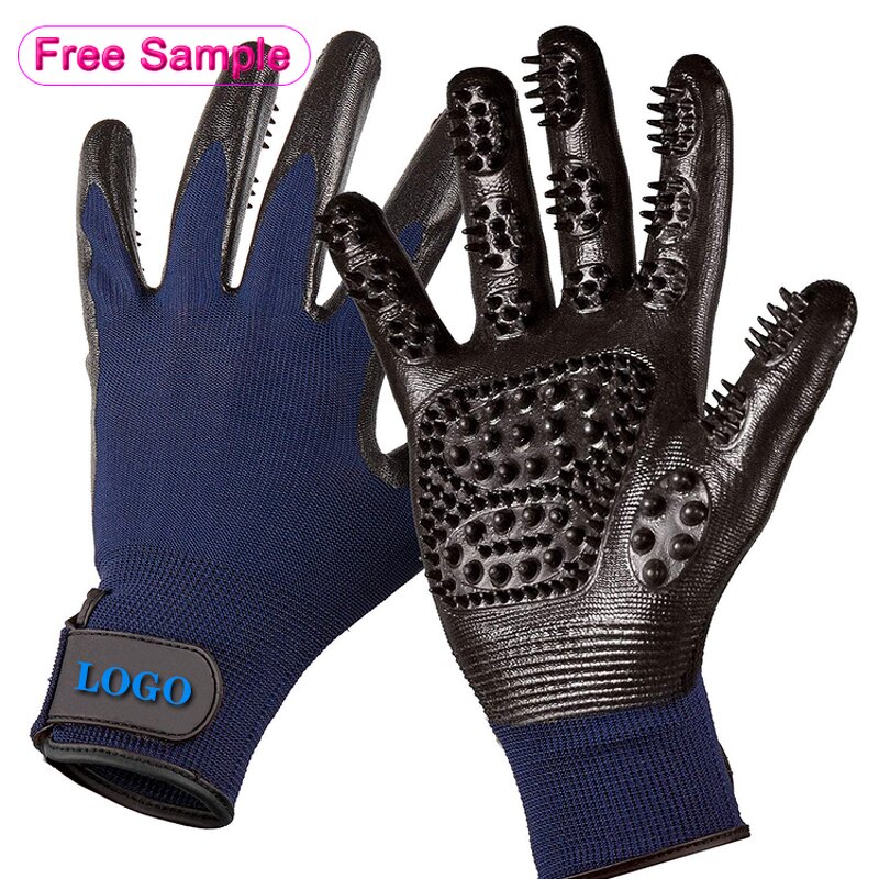 Pet Grooming Gloves Factory - Silicone Rubber Foldable Hair Remover Brush