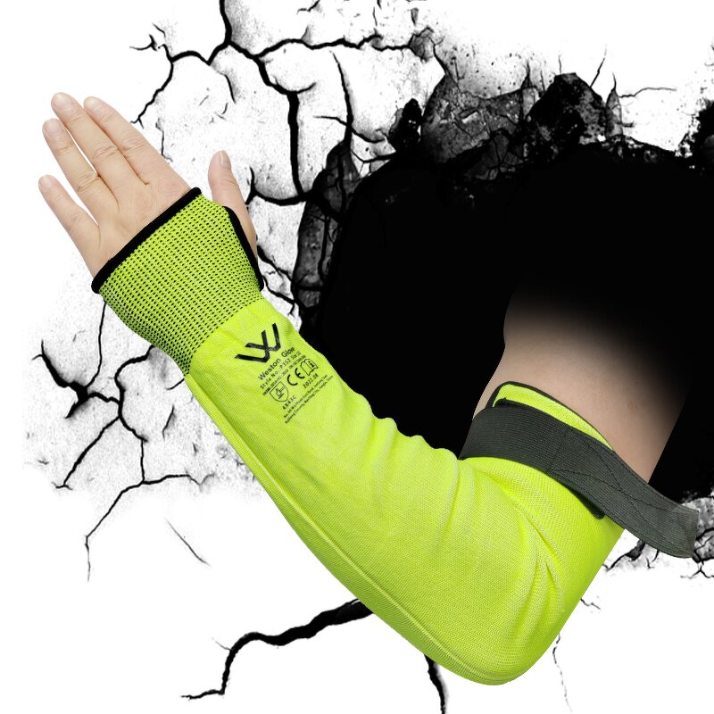Anti-Cut Arm Sleeves Supplier - 45cm HPPE ANSI A4 Protective Long