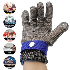 Cut Resistant Gloves Manufacturer - ANSI A9 Steel Mesh Industrial Wholesale