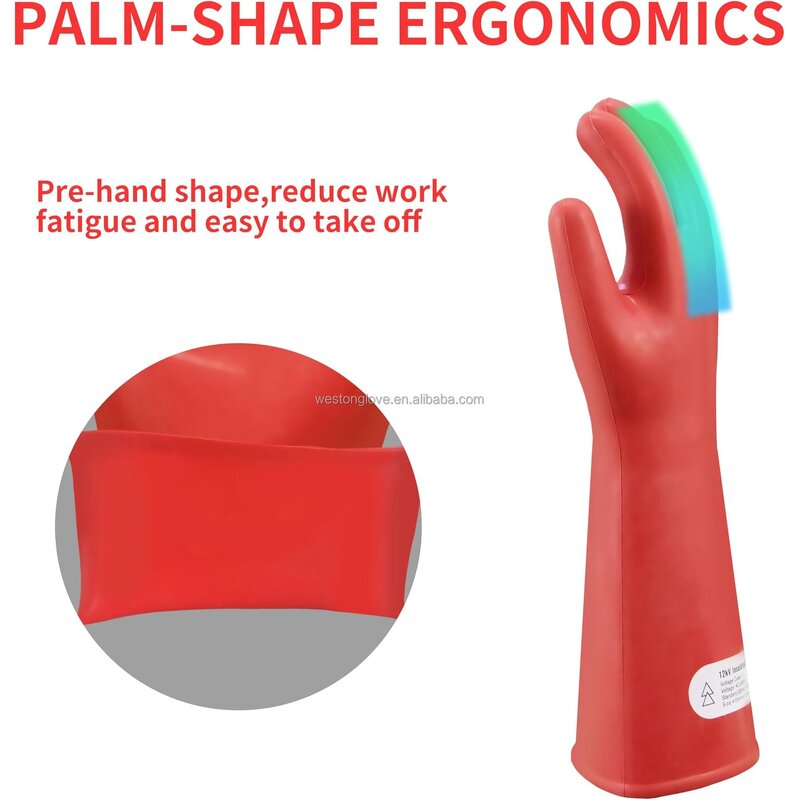 High Voltage Gloves Factory - Custom 20KV Shock Proof Insulating