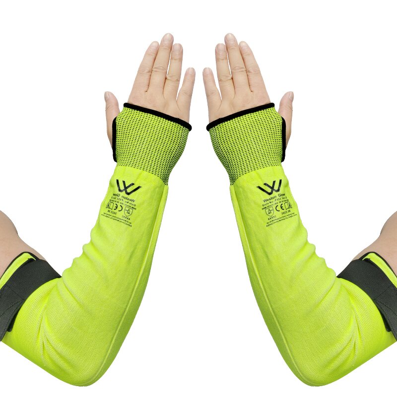 Anti-Cut Arm Sleeves Supplier - 45cm HPPE ANSI A4 Protective Long