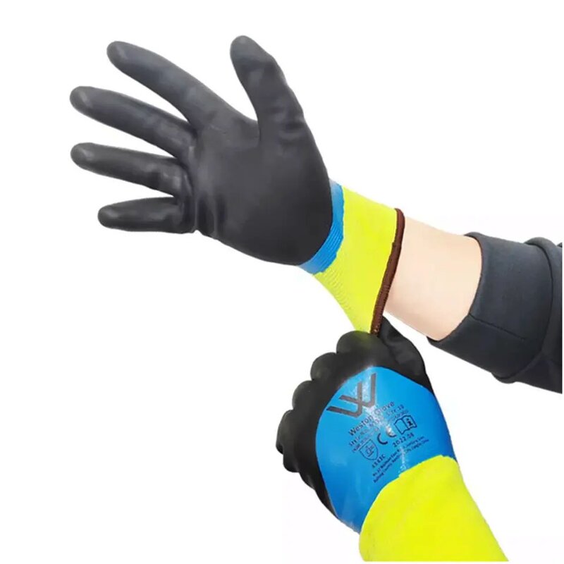 Winter Safety Gloves Supplier - Water-Resistant Latex Anti-Slip Outdoor
