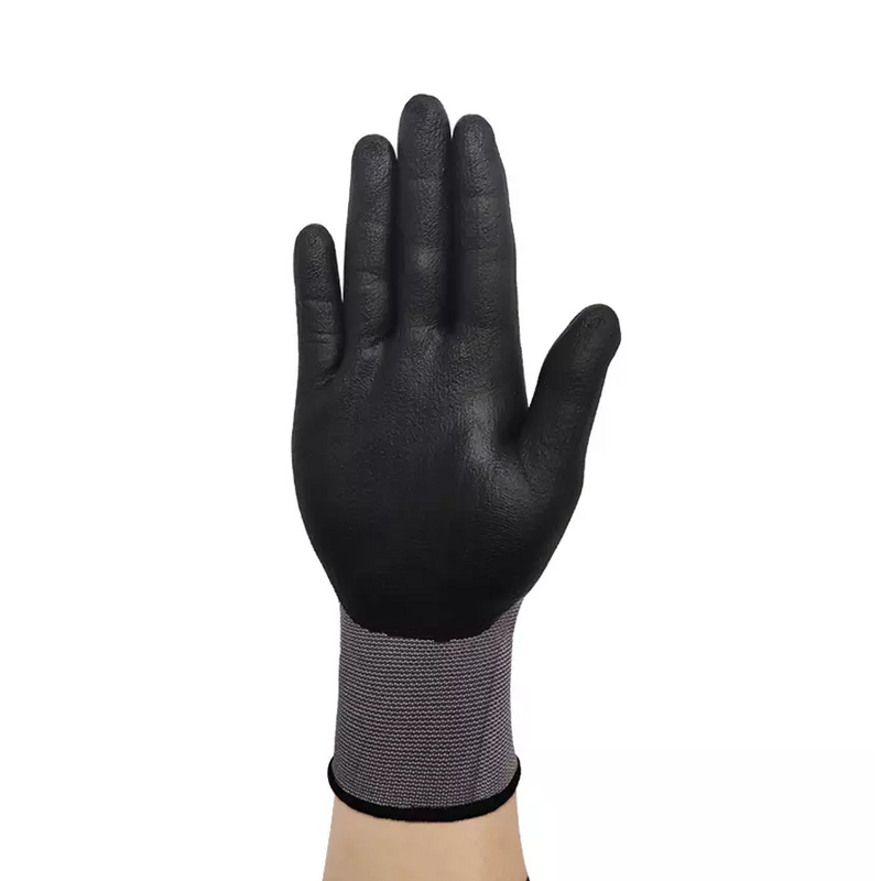 Industrial Safety Gloves Manufacturer - 15G Nylon Foam Nitrile Coated Custom