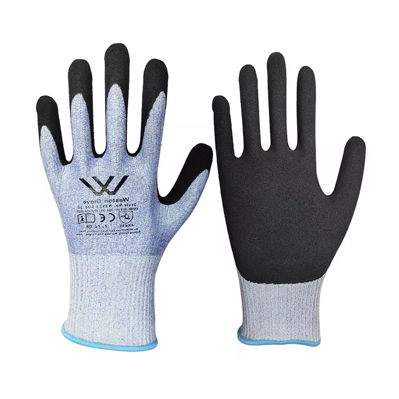 Safety Gloves Supplier - ANSI A8 A9 Metal Flex with Nitrile Coating