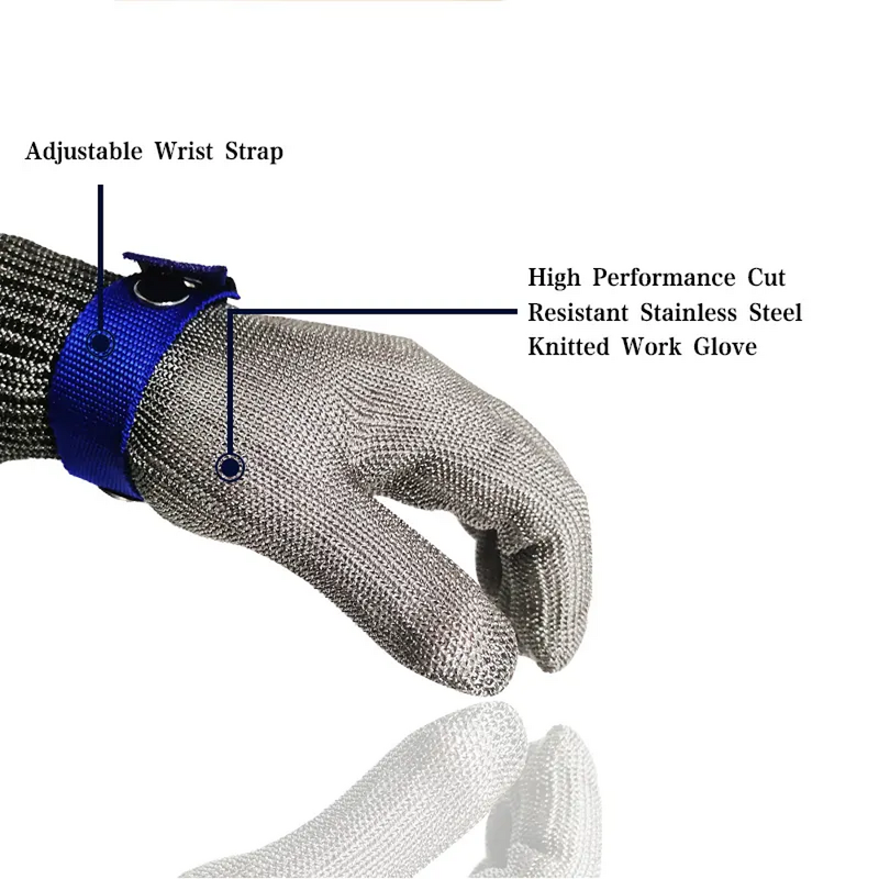 Cut Resistant Safety Gloves Supplier - ANSI A9 Stainless Steel Mesh