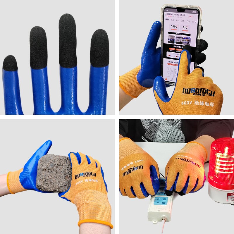Insulated Safety Gloves Manufacturer - 400V for Live Line Operation