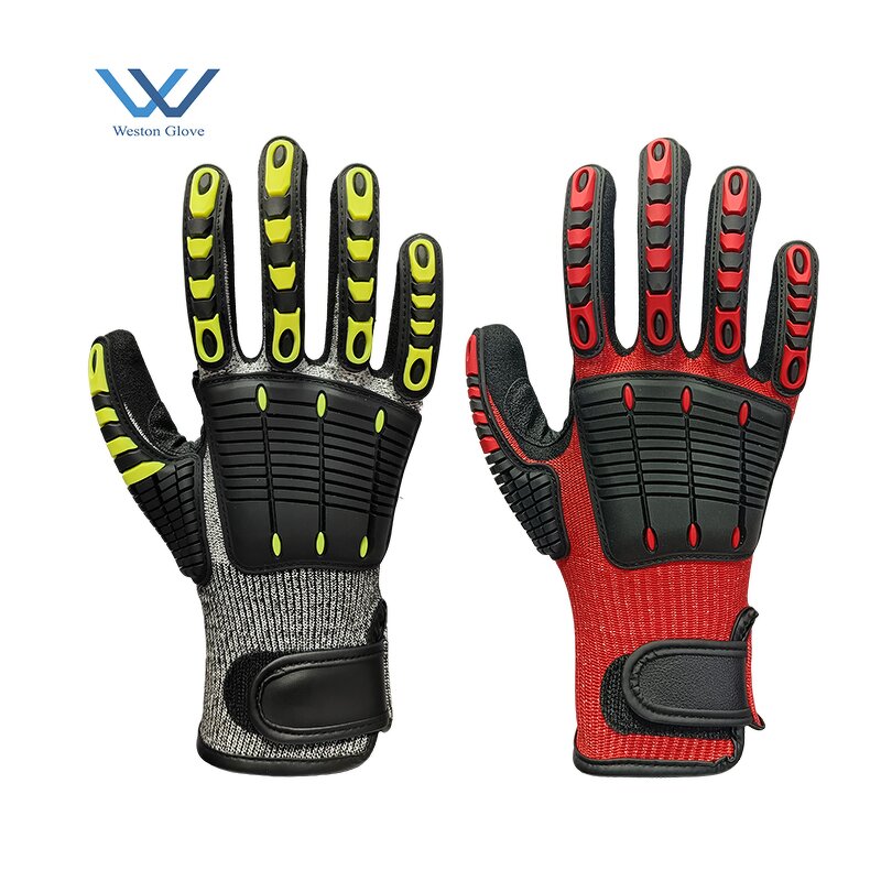Anti Vibration Gloves Manufacturer - TPR Protector for Mechanic Work