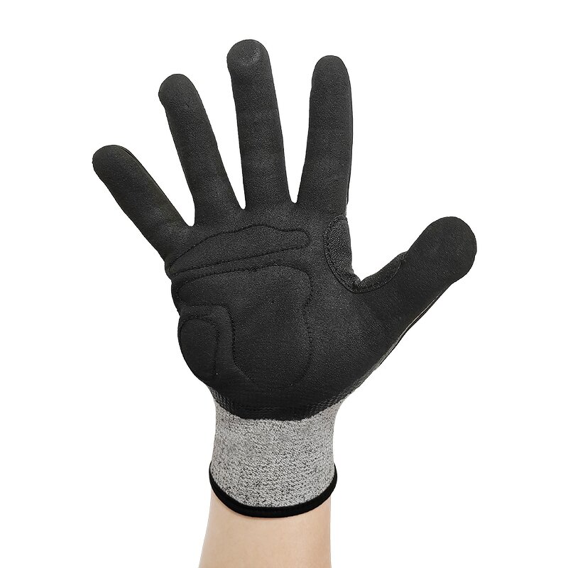 Working Safety Gloves Supplier - TPR Anti Impact Oil Resistant Riding