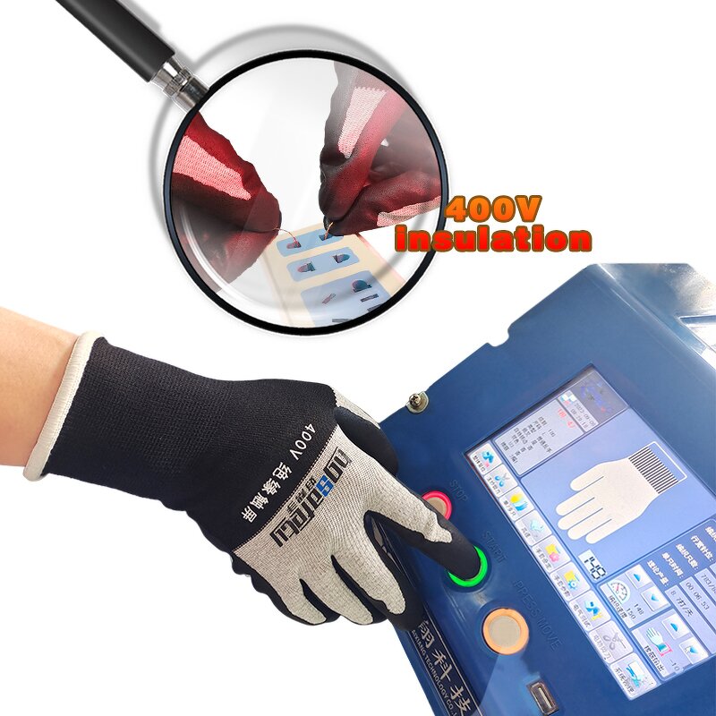 Electrical Insulated Gloves Manufacturer - 400V Anti-Static Nylon Touch Screen