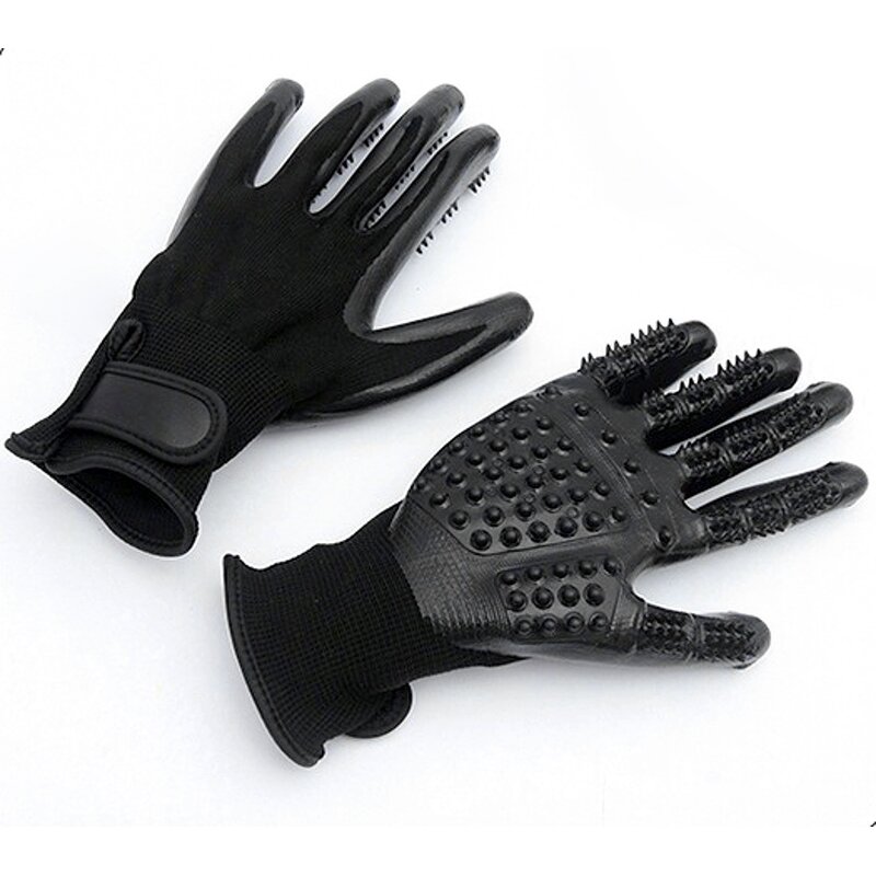 Pet Grooming Gloves Manufacturer - Polyester Tear-Resistant Massage Brush
