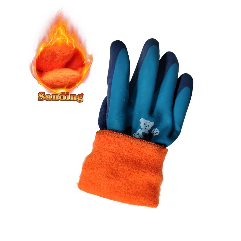 Riding Gloves Factory - Latex Coated Warm Winter Oil Resistant Anti-Slip