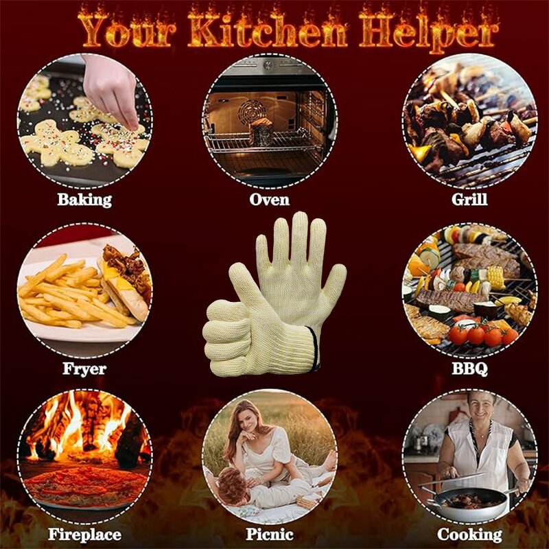 Fire Resistant Gloves Supplier - 100% Aramid Kevlar for Fire Fighting