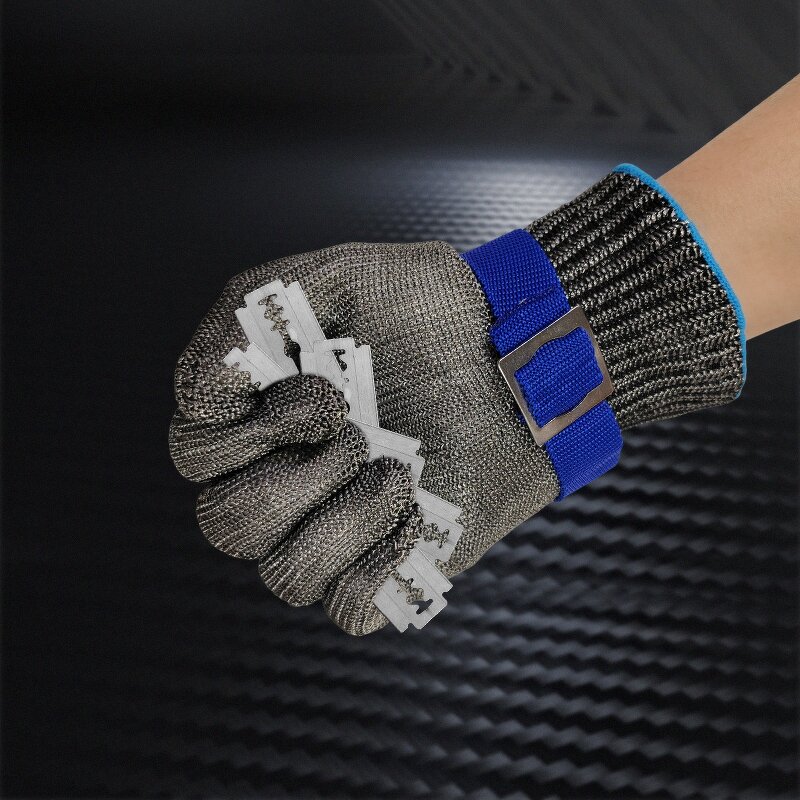 Anti-Cut Safety Gloves Manufacturer - ANSI A9 Stainless Steel Wire Mesh