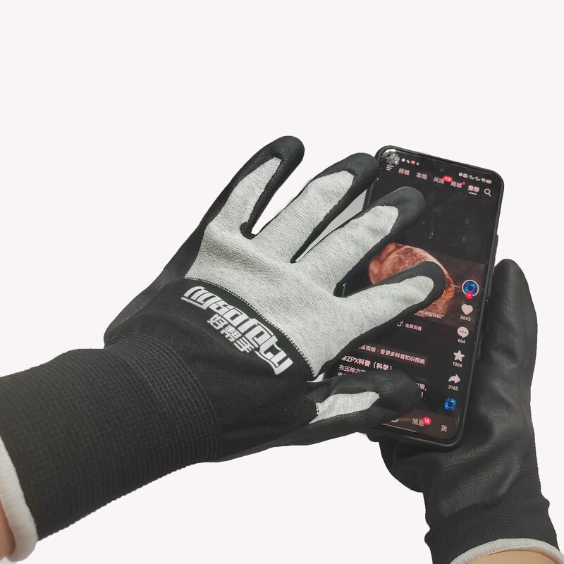 Safety Work Gloves Factory - Foam Nitrile Coated Super Grip