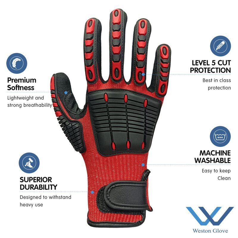 Impact Gloves Supplier - TPR Protector for Mechanic Work