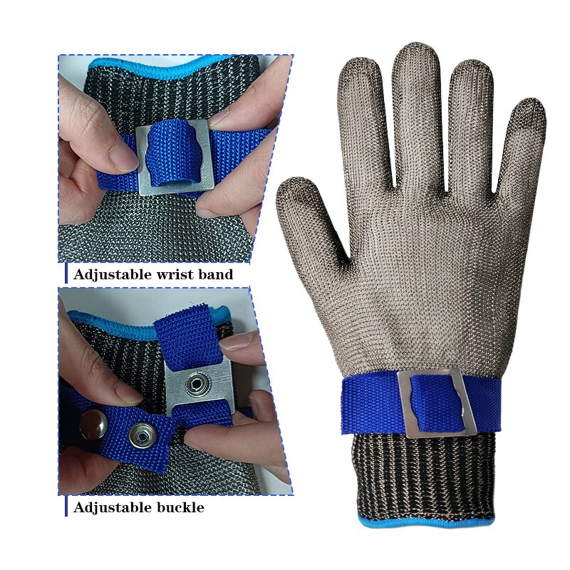 Cut Resistant Gloves Manufacturer - ANSI A9 Steel Mesh Industrial Wholesale