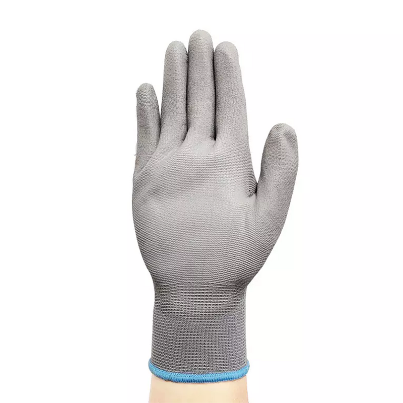 Safety Work Gloves Supplier - 13G PU Coated Anti-Static CE Approved