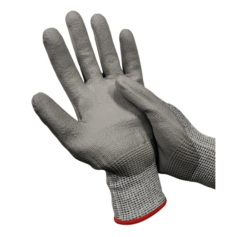 Cut Resistant Gloves Manufacturer - Level 5 PU Coated Knitted Custom