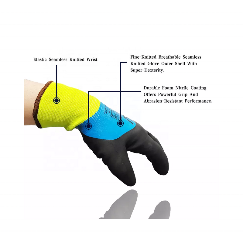 Winter Work Gloves Factory - ANSI A4 Cut Resistant Freezer Waterproof