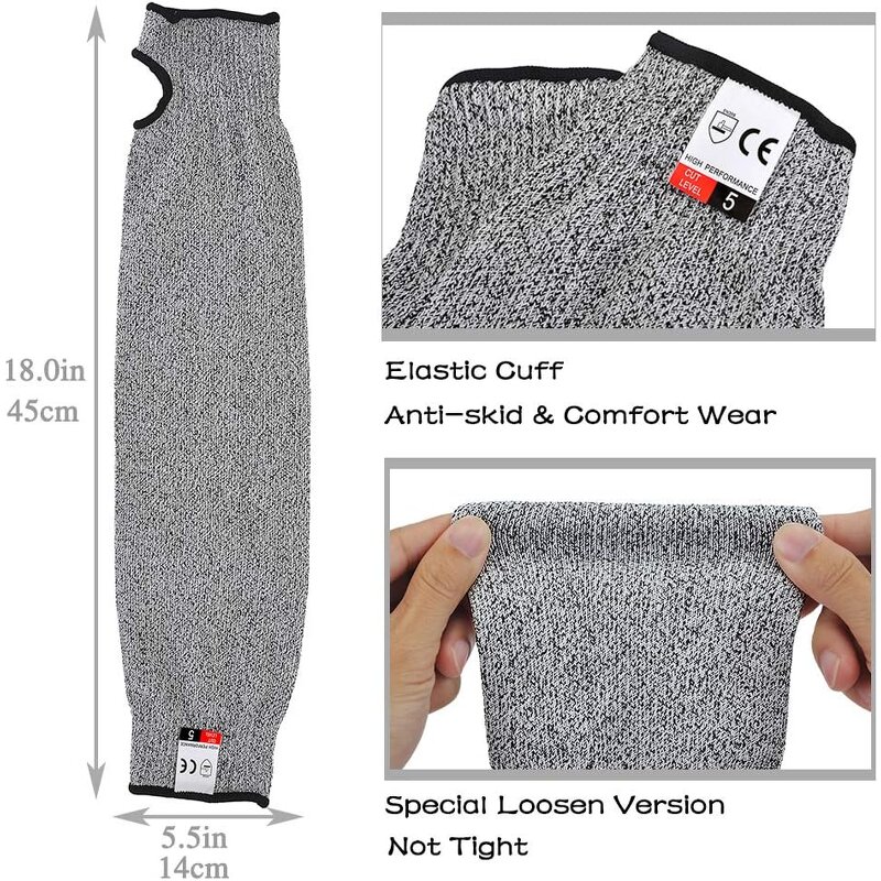 Arm Protector Sleeve Manufacturer - Level 5 Glass Fiber HPPE Extra Large