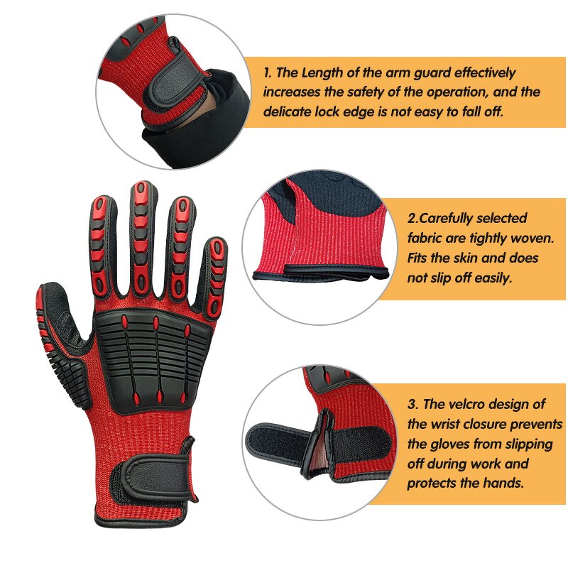 Impact Gloves Supplier - TPR Protector for Mechanic Work