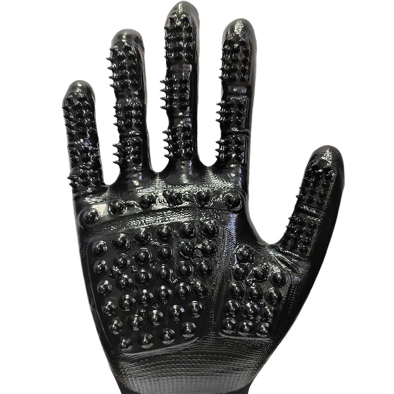 Pet Hair Remover Glove Factory - Silicone Waterproof Custom for Bathing