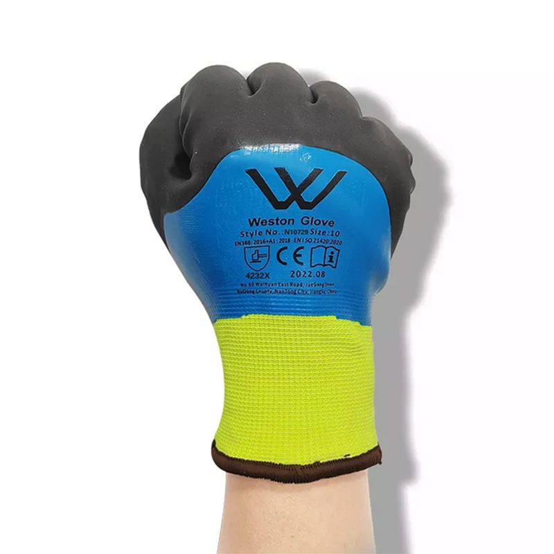Winter Gloves Manufacturer - Nitrile Thermal Terry Insulated Waterproof