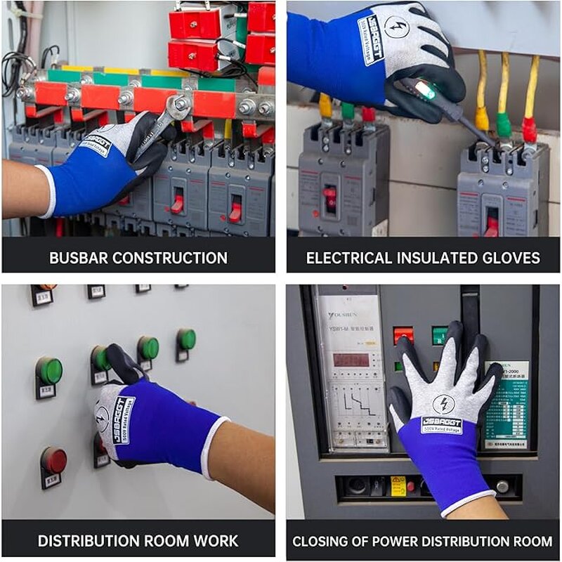 Electrician Gloves Manufacturer - 500V Flame Retardant Rubber Sensitive