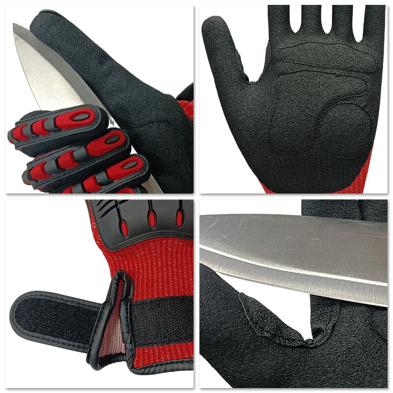 Mechanic Gloves Factory - TPR Impact Cut Resistant Rubber Suppliers