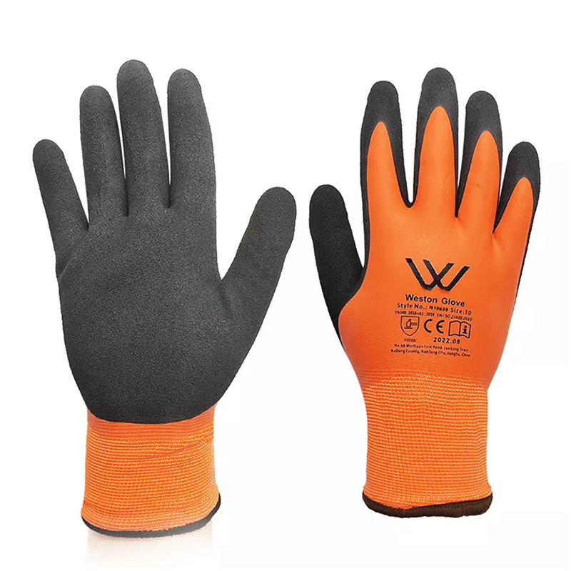 Winter Gloves Factory - Acrylic Knitted Waterproof Double Dipped Ski