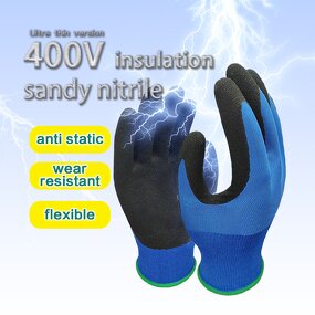 Electrician Gloves Manufacturer - 400V Ultra Thin Nitrile Insulating