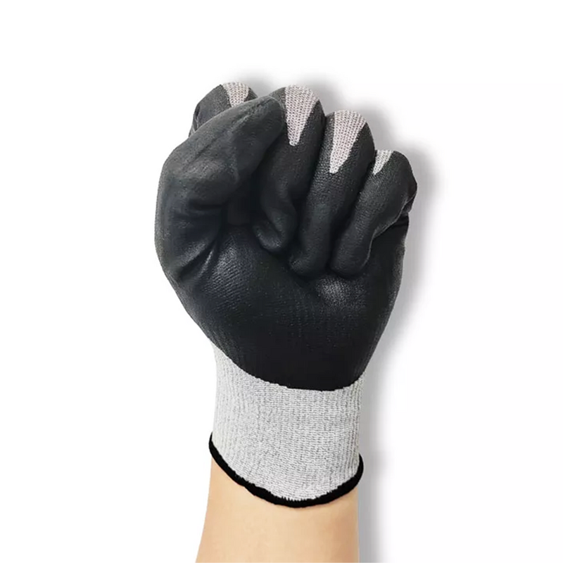 Cut Resistant Gloves Manufacturer - 18G Seamless Knitted Breathable Oil Grip