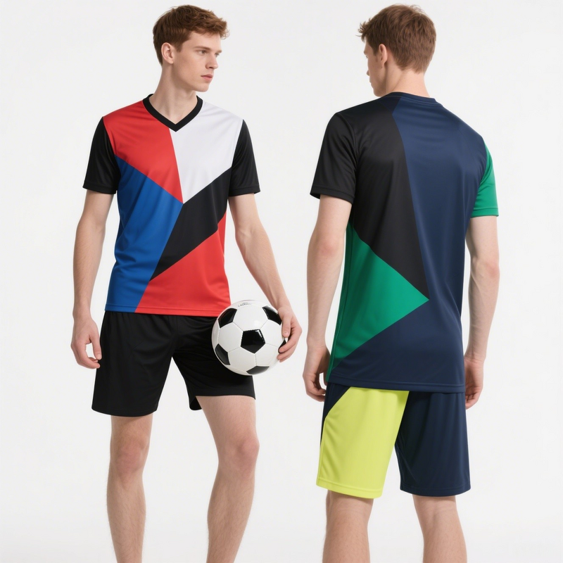 Football Sportswear Set Factory - Men's Summer Short Sleeve Team Uniform